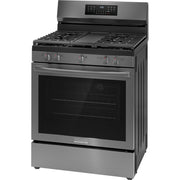 Frigidaire Gallery 30-inch Freestanding Gas Range with Air Fry Technology GCRG3060BD