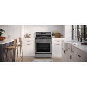 Frigidaire Gallery 30-inch Freestanding Gas Range with Air Fry Technology GCRG3060BD