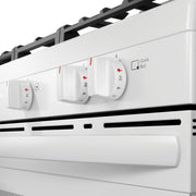 Frigidaire 30-inch Freestanding Gas Range with 5 Burners FCRG3052BW