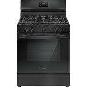 Frigidaire 30-inch Freestanding Gas Range with 5 Burners FCRG3052BB
