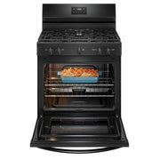 Frigidaire 30-inch Freestanding Gas Range with 5 Burners FCRG3052BB