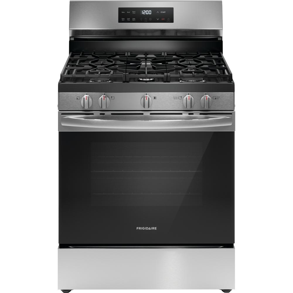 Frigidaire 30-inch Freestanding Gas Range with Even Baking Technology FCRG3062AS