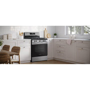 Frigidaire 30-inch Freestanding Gas Range with Even Baking Technology FCRG3062AS