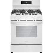 Frigidaire 30-inch Freestanding Gas Range with Even Baking Technology FCRG3062AW