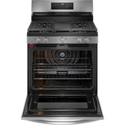 Frigidaire Gallery 30-inch Freestanding Gas Range with Air Fry Technology GCRG3060BF