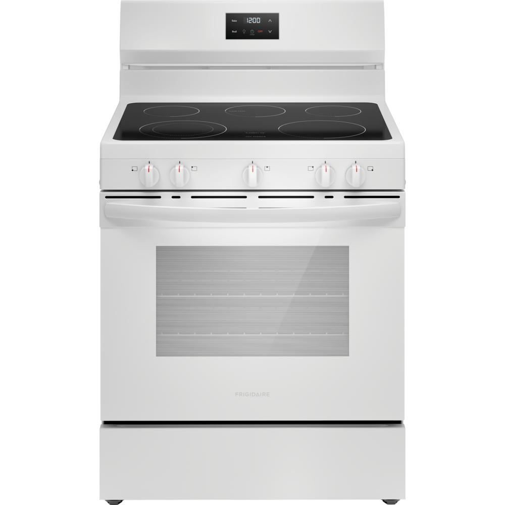 Frigidaire 30-inch Freestanding Electric Range with Even Baking Technology FCRE3052BW
