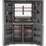 Café 36-inch, 27.4 cu. ft. French 4-Door Refrigerator with Dual-Dispense AutoFill Pitcher CAE28DM5TS5