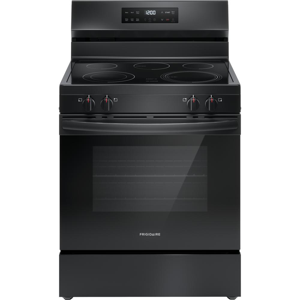 Frigidaire 30-inch Freestanding Electric Range with EvenTemp™ FCRE3062AB