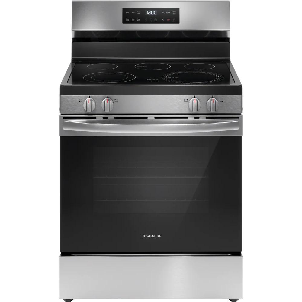 Frigidaire 30-inch Freestanding Electric Range with EvenTemp™ FCRE3062AS