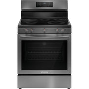 Frigidaire Gallery 30-inch Freestanding Electric Range with EvenTemp™ Technology GCRE3060BD