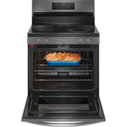 Frigidaire Gallery 30-inch Freestanding Electric Range with EvenTemp™ Technology GCRE3060BD
