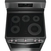 Frigidaire Gallery 30-inch Freestanding Electric Range with EvenTemp™ Technology GCRE3060BD