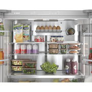 Bosch 36-inch, 20.5 cu.ft. Counter Depth French 4-Door Refrigerator with FlexBar™ B36CL81ENW