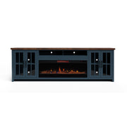 Legends Home Nantucket NT5410.BWK 97" Fireplace TV Stand