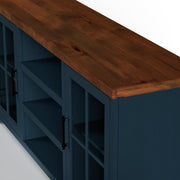 Legends Home Nantucket NT5410.BWK 97" Fireplace TV Stand