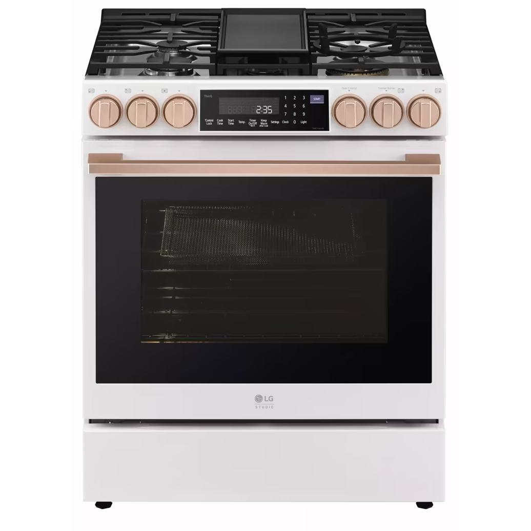LG STUDIO Studio 30-inch Slide-in Gas Range with Convection Technology LSGS6338N