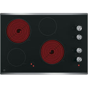 GE 30-inch Built-in Electric Cooktop JP3030SWSS