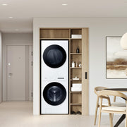 Samsung Stacked Washer/Dryer Gas Laundry Center with Wi-Fi WH46DBH100GWA3