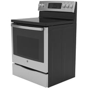 GE Profile 30-inch Freestanding Electric Range with Convection Technology PB900YVFS