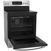 GE Profile 30-inch Freestanding Electric Range with Convection Technology PB900YVFS