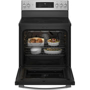 GE Profile 30-inch Freestanding Electric Range with Convection Technology PB900YVFS