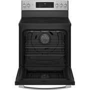 GE Profile 30-inch Freestanding Electric Range with Convection Technology PB900YVFS