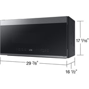 Samsung Bespoke Smart 30-inch, 2.1 cu. ft. Over-the-Range Microwave ME21DG6500SR/AA