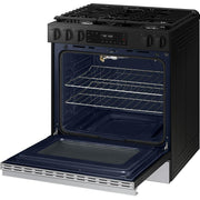 Samsung 6.0 cu. ft. Smart Slide-In Gas Range with Precision Knobs NSG6DG8100SR/AA