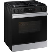 Samsung 6.0 cu. ft. Smart Slide-In Gas Range with Precision Knobs NSG6DG8100SR/AA