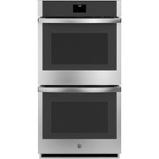 GE 27-inch Built-in Double Wall Oven with True European Convection Technology JKD5000SVSS