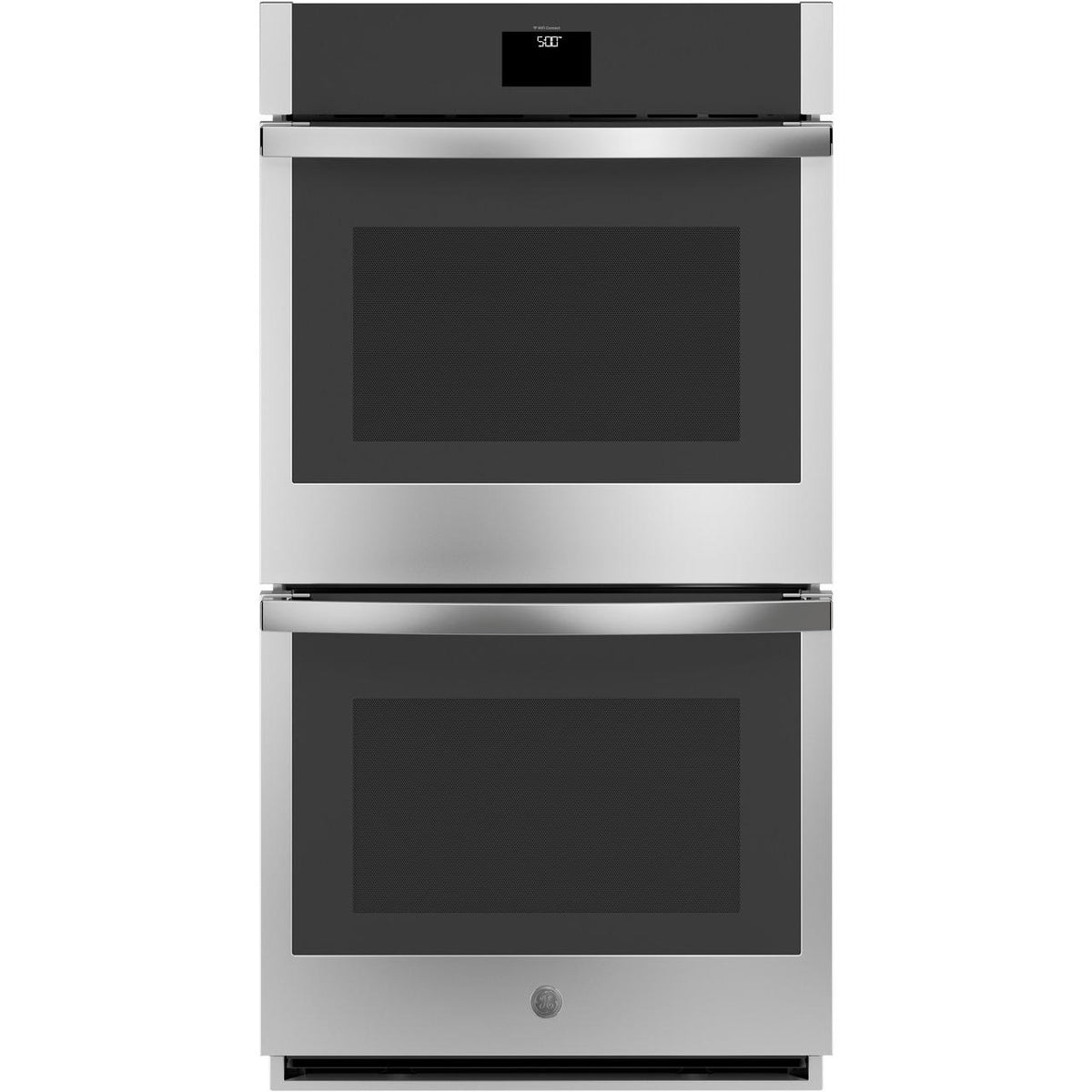 GE 27-inch Built-in Double Wall Oven with True European Convection Technology JKD5000SVSS