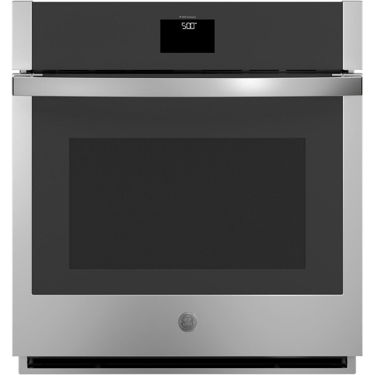 GE 27-inch, 4.3 cu. ft. Built-in Single Wall Oven with True European Convection JKS5000SVSS