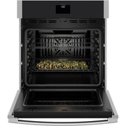 GE 27-inch, 4.3 cu. ft. Built-in Single Wall Oven with True European Convection JKS5000SVSS