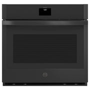 GE 30-inch, 5.0 cu. ft. built-in Single Wall Oven with True European Convection JTS5000DVBB