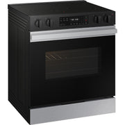 Samsung 6.3 cu. ft. Bespoke Smart Slide-In Electric Range NSE6DG8100SR/AA