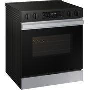 Samsung 6.3 cu. ft. Bespoke Smart Slide-In Electric Range NSE6DG8300SR/AA