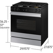 Samsung 6.0 cu. ft. Bespoke Smart Slide-In Gas Range NSG6DG8700SR/AA