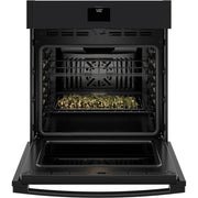 GE 27-inch, 4.3 cu. ft. Built-in Single Wall Oven with True European Convection JKS5000DVBB