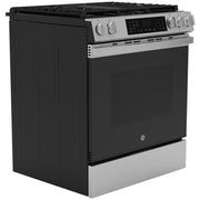 GE 30-inch Slide-in Gas Range with Convection Technology GGS60LAVFS