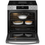 GE 30-inch Slide-in Gas Range with Convection Technology GGS60LAVFS