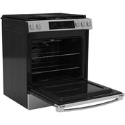 GE 30-inch Slide-in Gas Range with Convection Technology GGS60LAVFS