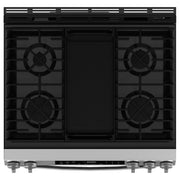 GE 30-inch Slide-in Gas Range with Convection Technology GGS60LAVFS