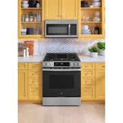 GE 30-inch Slide-in Gas Range with Convection Technology GGS60LAVFS