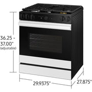 Samsung 6.0 cu. ft. Bespoke Smart Slide-In Gas Range NSG6DB850012/AA