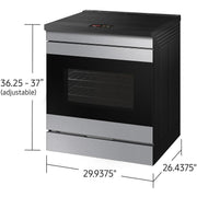 Samsung 6.3 cu. ft. Bespoke AI Slide-In Induction Range NSI6DG9900SR/AA