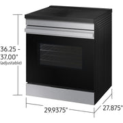 Samsung 6.3 cu. ft. Bespoke Smart Slide-In Induction Range NSI6DG9100SR/AA