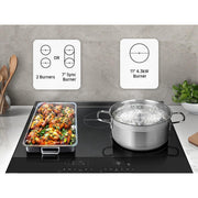 Samsung 6.3 cu. ft. Bespoke Smart Slide-In Induction Range NSI6DG9300SR/AA