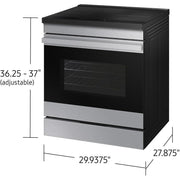 Samsung 6.3 cu. ft. Bespoke Smart Slide-In Induction Range NSI6DG9500SR/AA