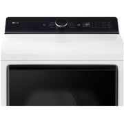 LG 7.3 cu. ft. Electric Dryer with EasyLoad™ Door and AI Sensing DLE8400WE
