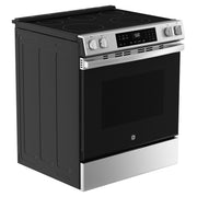 GE 30-inch Slide-in Electric Range with Crisp Mode GRS500PVSS